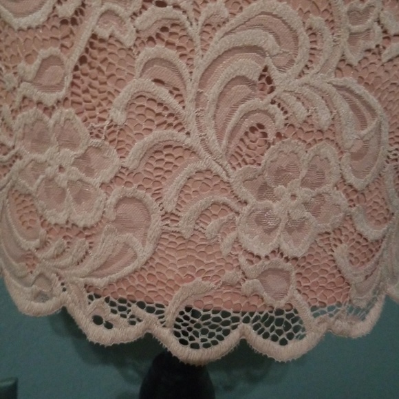 Beautiful Rose Pink Lace Dress NWOT - Picture 5 of 8